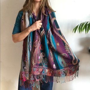 Anthropologie Boho Shawl